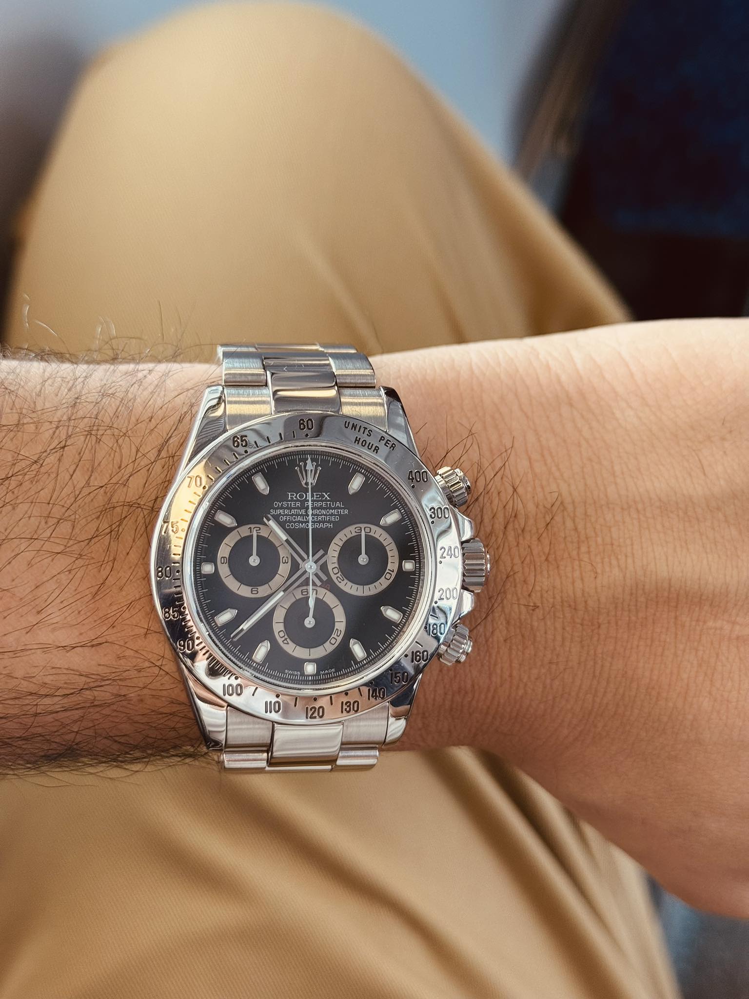 Superclone Rolex Daytona 40mm Black Dial 116520 photo review
