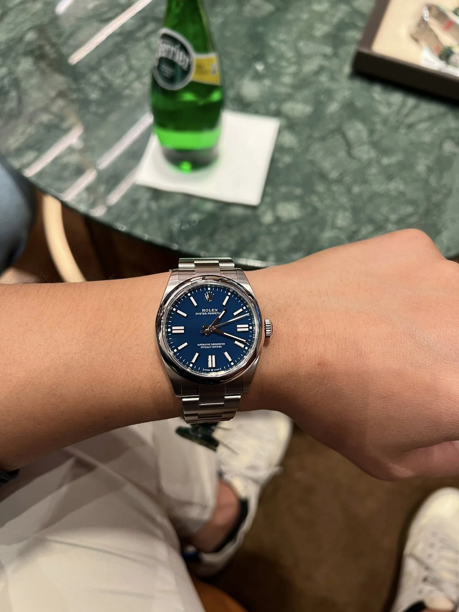Rolex Oyster Perpetual 41mm Blue Dial 124300 photo review