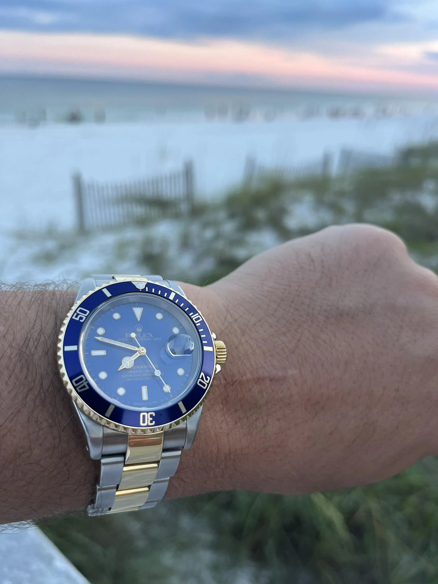 Click to view full screen Superclone Rolex Submariner 41mm Blue Dial PR16233B photo review
