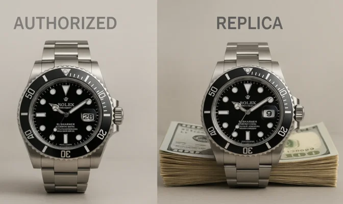 Authorized vs Replica Rolex Watches