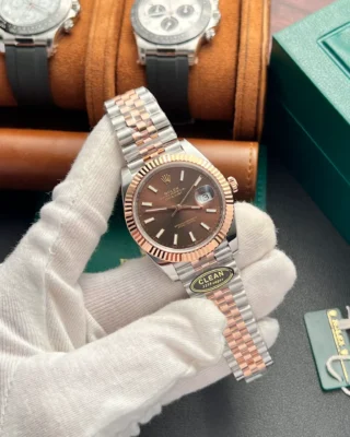 Superclone Rolex Datejust Chocolate Dial 126331 Jubilee Feature Highlight
