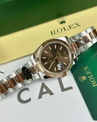 Superclone Rolex Datejust Chocolate Dial 126331 Oyster Visual Detail