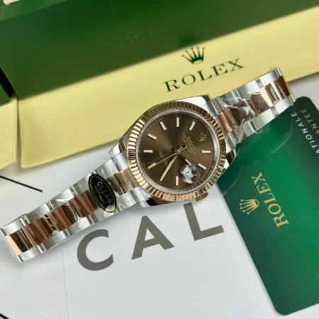 Superclone Rolex Datejust 41 mm Chocolate Dial 126331 Oyster - Image 11