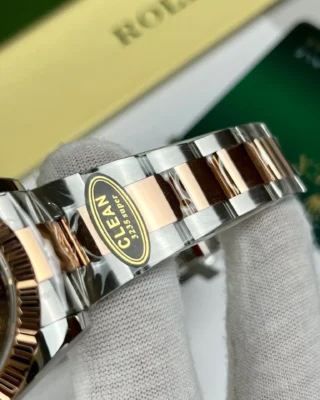 Superclone Rolex Datejust Chocolate Dial 126331 Oyster Profile Shot