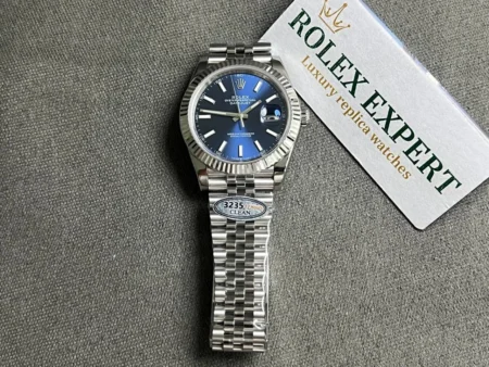 Superclone Rolex Datejust 41mm Blue Dial 126334 Jubilee - Image 2