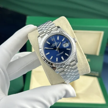 Superclone Rolex Datejust 41mm Blue Dial 126334 Jubilee - Image 5