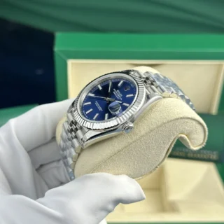 Superclone Rolex Datejust Blue Dial 126334 Jubilee Feature Highlight