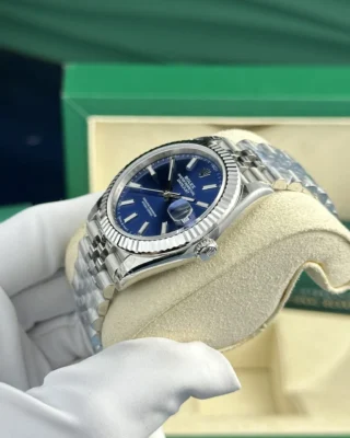Superclone Rolex Datejust Blue Dial 126334 Jubilee Feature Highlight
