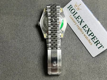 Superclone Rolex Datejust 41mm Green Dial 126334 Jubilee - Image 3