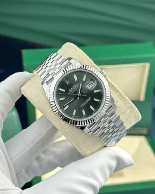 Superclone Rolex Datejust Green Dial 126334 Jubilee Design Element