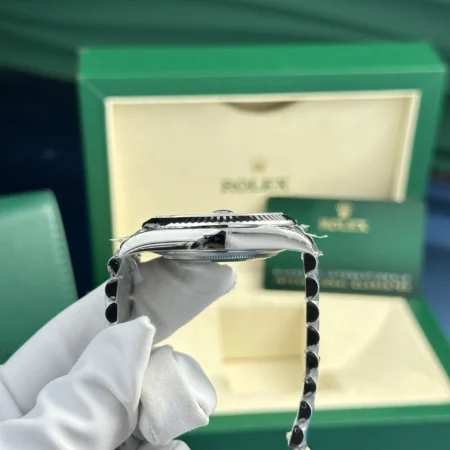 Superclone Rolex Datejust 41mm Green Dial 126334 Jubilee - Image 8