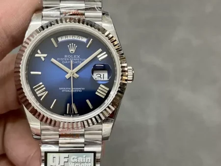 Superclone Rolex Day-Date 40mm Ombre Blue Dial 228239 - Image 2