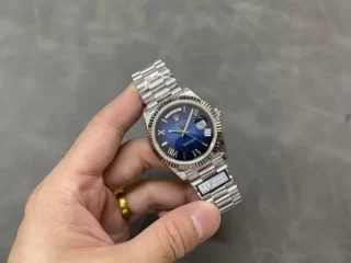 Superclone Rolex Day-Date Ombre Blue Dial 228239 Design Element