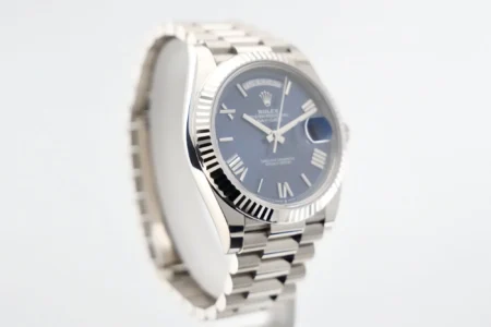Superclone Rolex Day-Date 40mm Blue Dial 228239 - Image 8