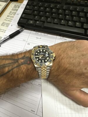 Superclone Rolex GMT-Master II Black Dial "Zombie" 126713GRNR photo review