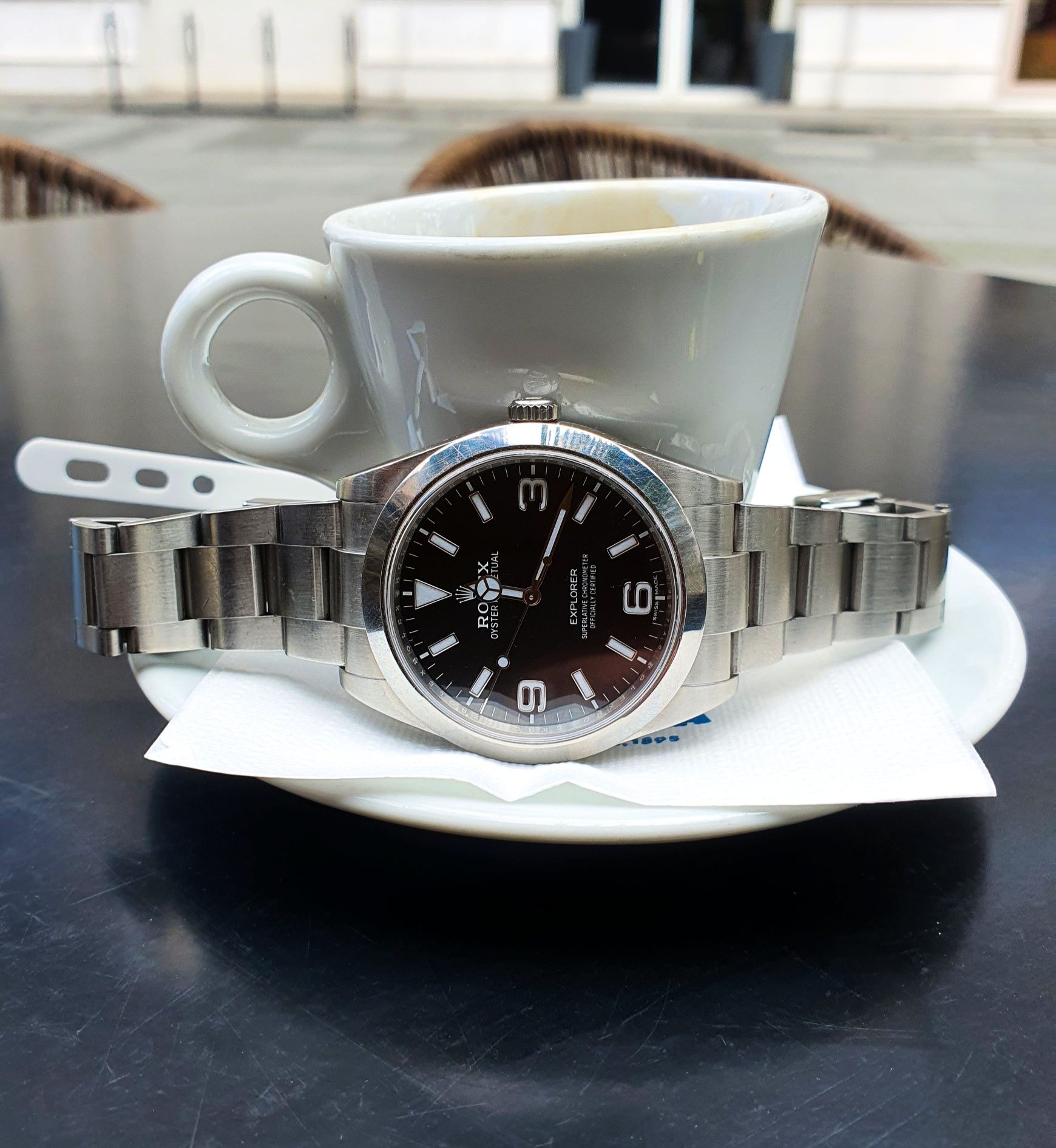 Superclone Rolex Explorer Black Dial 224270 photo review