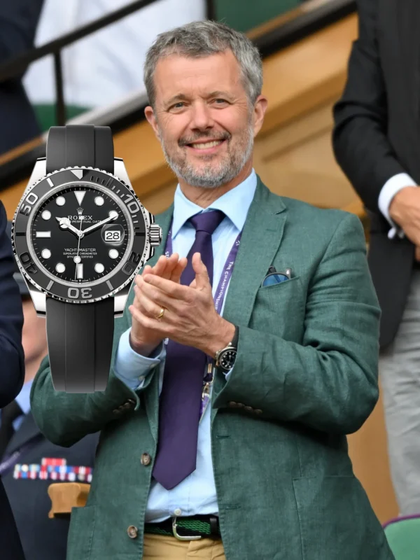 King Frederik of Denmark wearing Rolex Yacht Master
