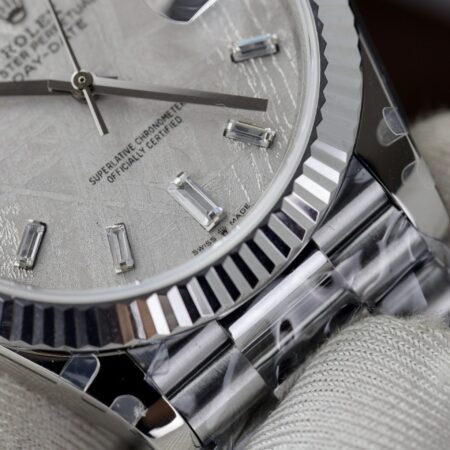 Superclone Rolex Day-Date Meteorite Diamond Dial 228236-0011 40 mm - Image 6