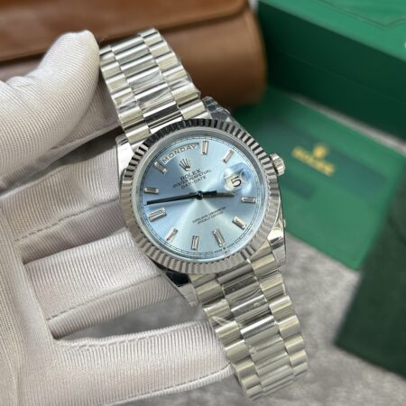 Superclone Rolex Day-Date Ice Blue Diamond Dial 228236-0006 40 mm - Image 3