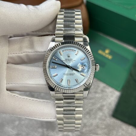 Superclone Rolex Day-Date Ice Blue Diamond Dial 228236-0006 40 mm - Image 2