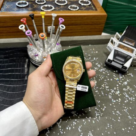 Superclone Rolex Day-Date Champagne Diamond Dial 228348rbr-0002 40 mm - Image 2
