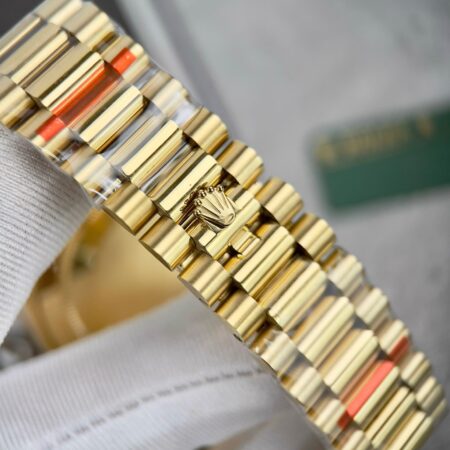 Superclone Rolex Day-Date Bright Black Diamond Dial 228238-0004 40 mm - Image 10