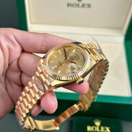 Superclone Rolex Day-Date Champagne Diamond Dial 228238-0005 40 mm - Image 5