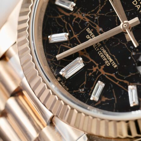 Superclone Rolex Day-Date Eisenkiesel Diamond Dial 228235-0045 40 mm - Image 5