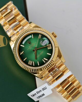 Alternative view of Superclone Rolex Day-Date Green Ombré Dial 228238-0069 40 mm