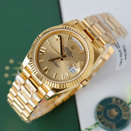 Superclone Rolex Day-Date Roman Champagne Dial 228238 40 mm - Image 3