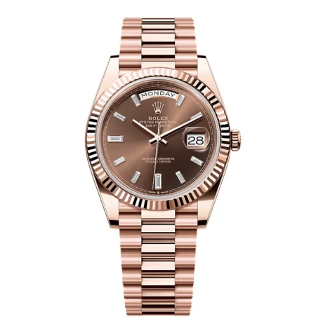 Superclone Rolex Day-Date Chocolate Diamond Dial 228235-0003 40 mm
