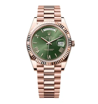 Superclone Rolex Day-Date Olive Green Dial 228235-0025 40 mm