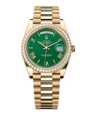Superclone Rolex Day-Date Green Dial 228348RBR-0040 40 mm