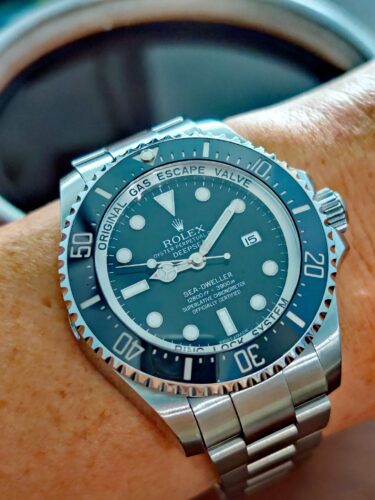 Click to view full screen Rolex Deepsea Black Dial 116660 photo review