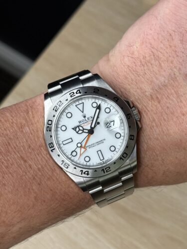 Rolex "Polar" Explorer II White Dial 226570 WSO photo review