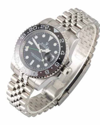 Alternative view of Replica Rolex GMT-Master II 126710GRNR "Bruce Wayne" Jubilee