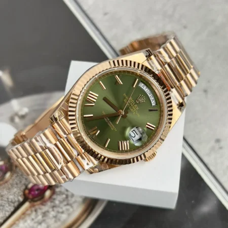 Superclone Rolex Day-Date Olive Dial 228235 40 mm - Image 2