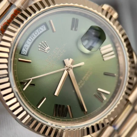 Superclone Rolex Day-Date Olive Dial 228235 40 mm - Image 9