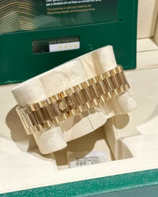 Replica Rolex Champagne Dial Diamond Bezel Gold presidential Bracelet