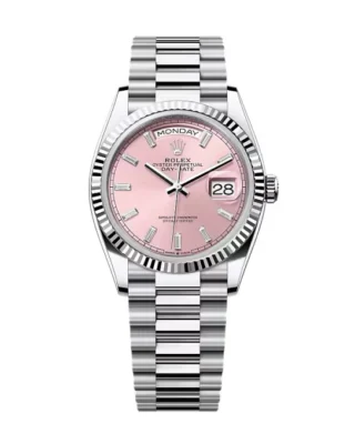 Superclone Rolex Day-Date Pink Diamond Dial 128236-0024 36 mm
