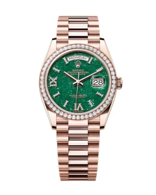 Superclone Rolex Day-Date Green Aventurine Diamond Dial 128345rbr-0068 36 mm