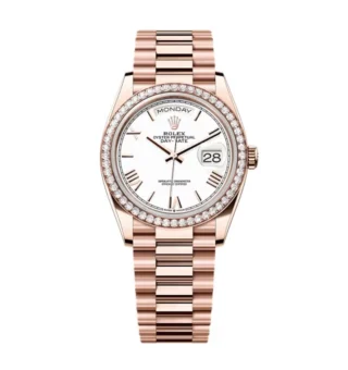 Superclone Rolex Day-Date White Dial 128345rbr-0070 36 mm