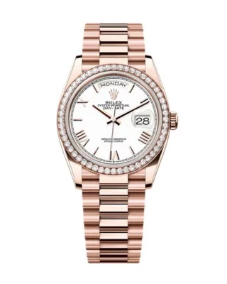Superclone Rolex Day-Date White Dial 128345rbr-0070 36 mm