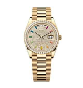 Superclone Rolex Day-Date Diamond-Paved Dial 128348rbr-0030 36 mm