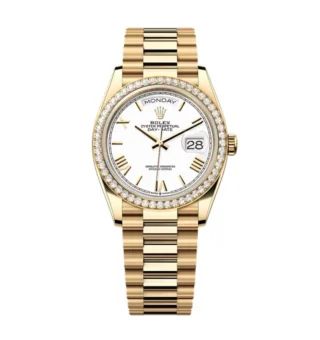 Superclone Rolex Day-Date White Dial 128348rbr-0064 36 mm