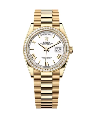 Superclone Rolex Day-Date White Dial 128348rbr-0064 36 mm