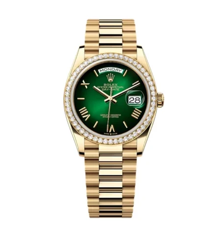 Superclone Rolex Day-Date Green Ombré Dial 128348rbr-0068 36 mm