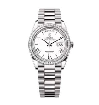 Superclone Rolex Day-Date White Dial 128349rbr-0043 36 mm