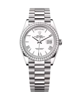 Superclone Rolex Day-Date White Dial 128349rbr-0043 36 mm