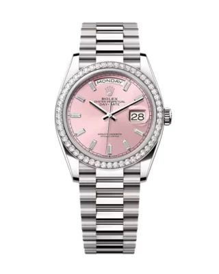 Superclone Rolex Day-Date Pink Diamond Dial 128349rbr-0053 36 mm